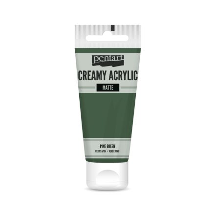 Pentart Krémes akrilfesték matt 60 ml fenyőzöld - 29657
