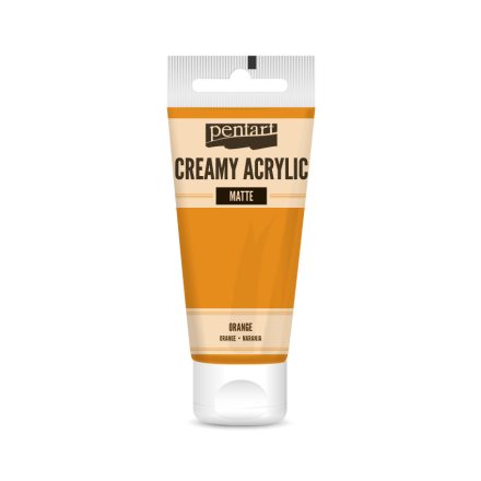 Pentart Krémes akrilfesték matt 60 ml narancs - 29663