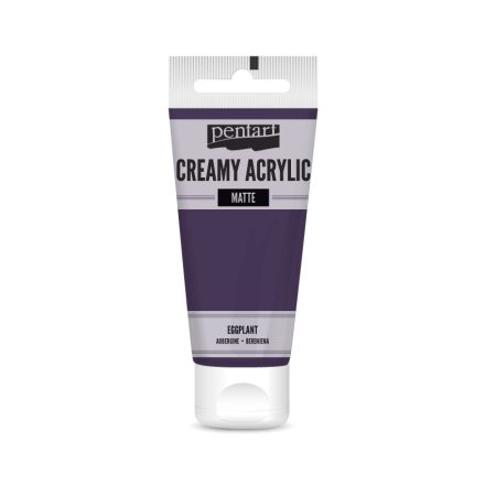 Pentart Krémes akrilfesték matt 60 ml padlizsán - 29686