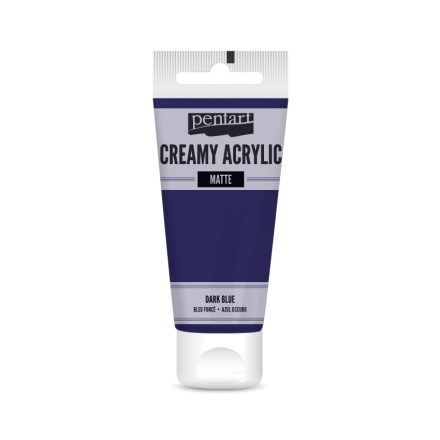 Pentart Krémes akrilfesték matt 60 ml sötétkék - 29687