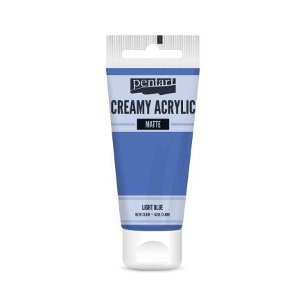 Pentart Krémes akrilfesték matt 60 ml világoskék - 29690