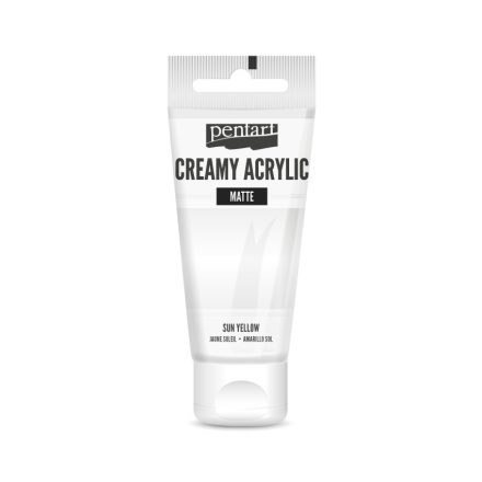 Pentart Krémes akrilfesték matt 60 ml fehér - 29700