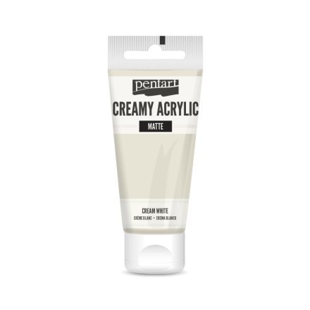 Pentart Krémes akrilfesték matt 60 ml krémfehér - 29705