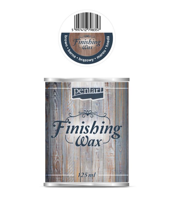 Pentart Befejező viasz 125 ml barna - 29769