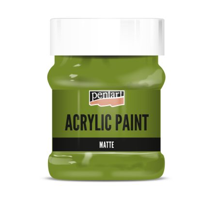 Pentart Matt akrilfesték 230 ml oliva - 3235