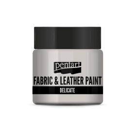   Pentart Delicate textil- és bőrfesték 50 ml ezüst - 33424