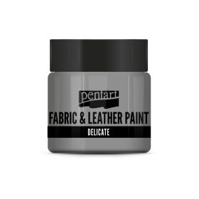   Pentart Delicate textil- és bőrfesték 50 ml antikezüst - 33425