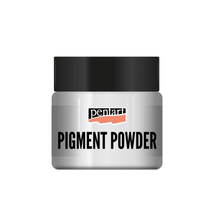 Pentart Pigmentpor metál 5 g ezüst - 33645