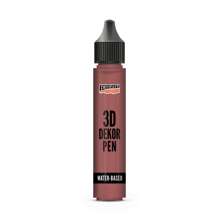 Pentart 3D dekortoll 30 ml vörösréz - 33856