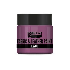   Pentart Glamour textil- és bőrfesték 50 ml rózsaezüst - 33862