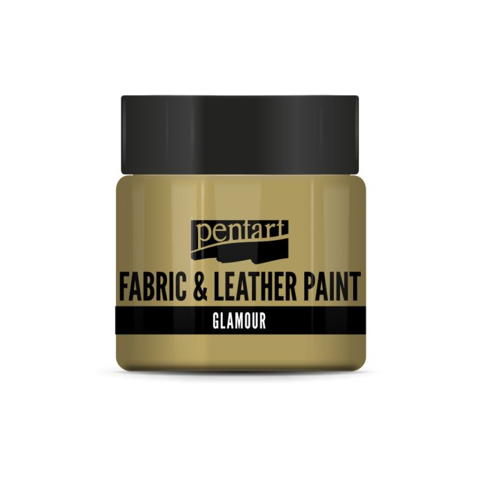 Pentart Glamour textil- és bőrfesték 50 ml pezsgő - 33863