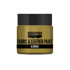 Pentart Glamour textil- és bőrfesték 50 ml arany - 33864
