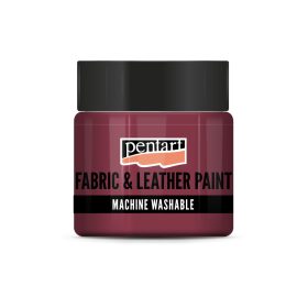 Pentart Textil- és bőrfesték 50 ml bordó - 34803
