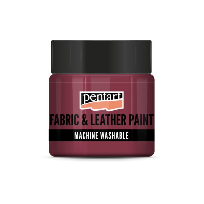 Pentart Textil- és bőrfesték 50 ml bordó - 34803