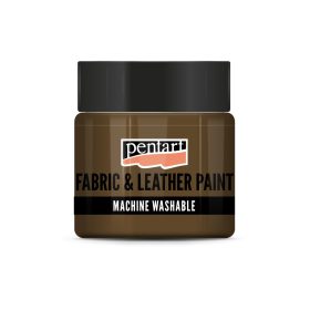 Pentart Textil- és bőrfesték 50 ml sötétbarna - 34809
