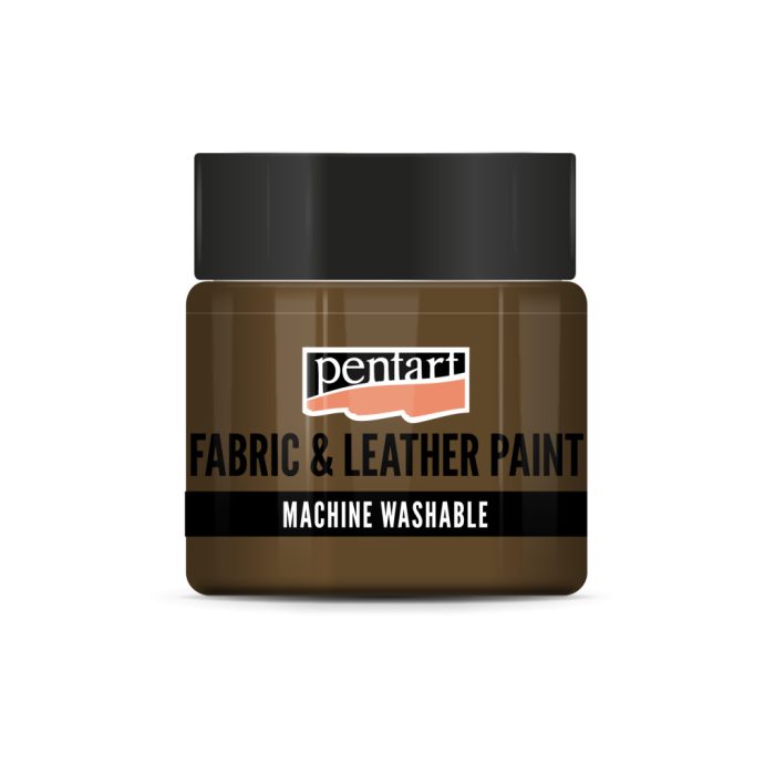 Pentart Textil- és bőrfesték 50 ml sötétbarna - 34809