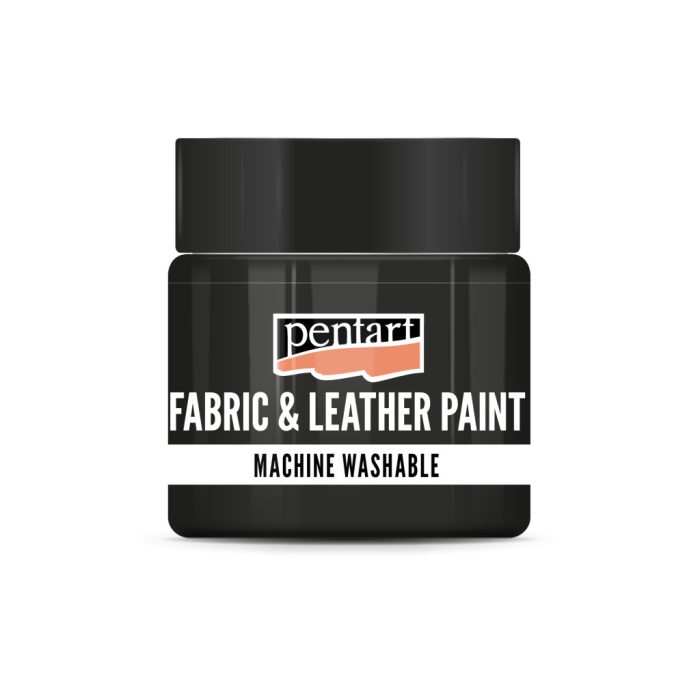 Pentart Textil- és bőrfesték 50 ml fekete - 34818