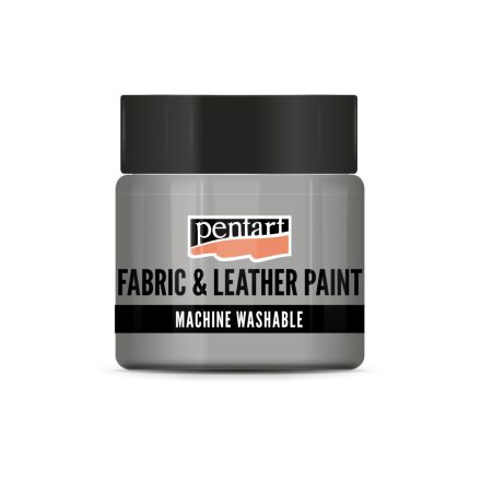 Pentart Textil- és bőrfesték 50 ml ezüst - 34820