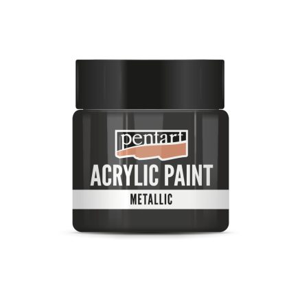 Pentart Metál akrilfesték 50 ml csillogó ezüst - 3505