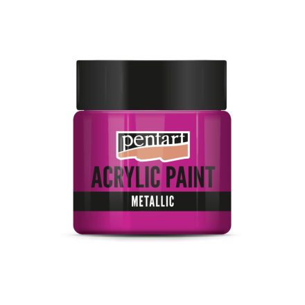 Pentart Metál akrilfesték 50 ml magenta - 3510