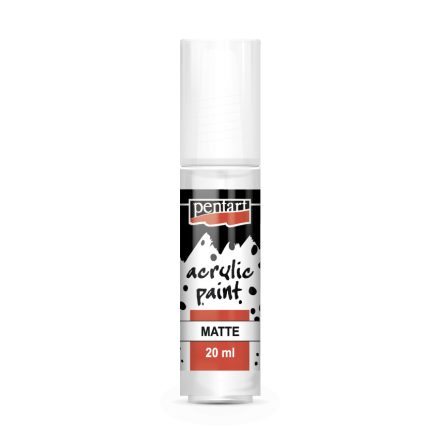 Pentart Matt akrilfesték 20 ml titánfehér - 35104