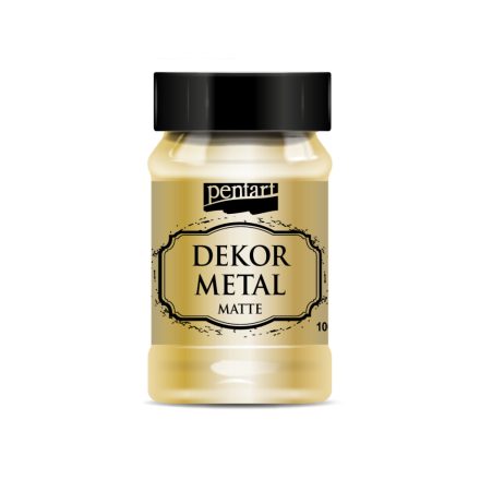 Pentart Dekormetál matt 100 ml  arany - 35107