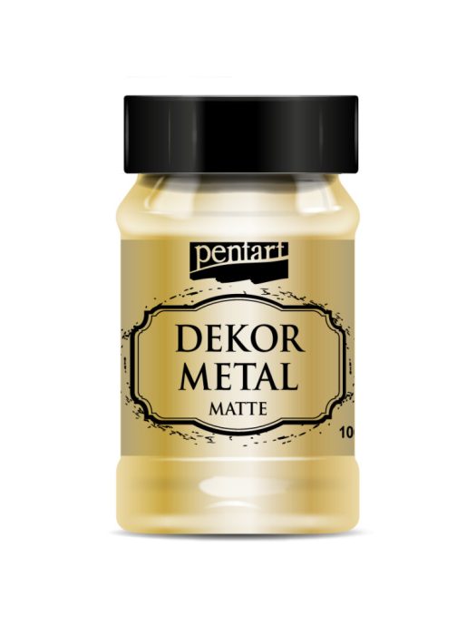 Pentart Dekormetál matt 100 ml  arany - 35107
