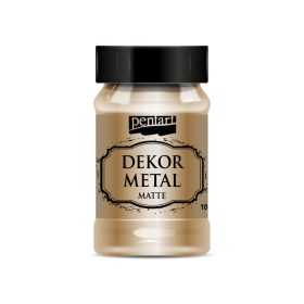 Pentart Dekormetál matt 100 ml bronz - 35109