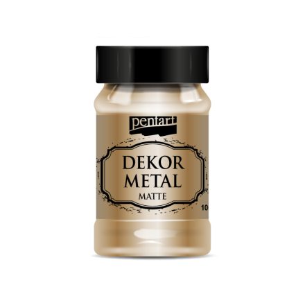 Pentart Dekormetál matt 100 ml bronz - 35109