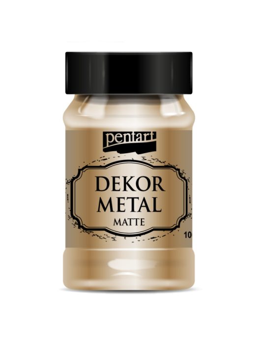 Pentart Dekormetál matt 100 ml bronz - 35109