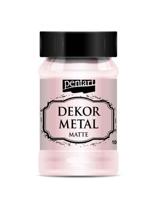 Pentart Dekormetál matt 100 ml rózsaarany - 35122
