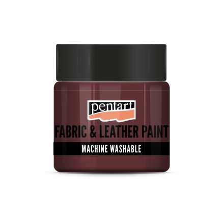 Pentart Textil- és bőrfesték 50 ml csillogó piros - 35141