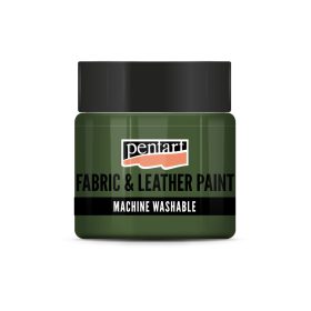   Pentart Textil- és bőrfesték 50 ml csillogó zöld - 35142