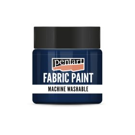 Pentart Textil- és bőrfesték 50 ml csillogó kék - 35143