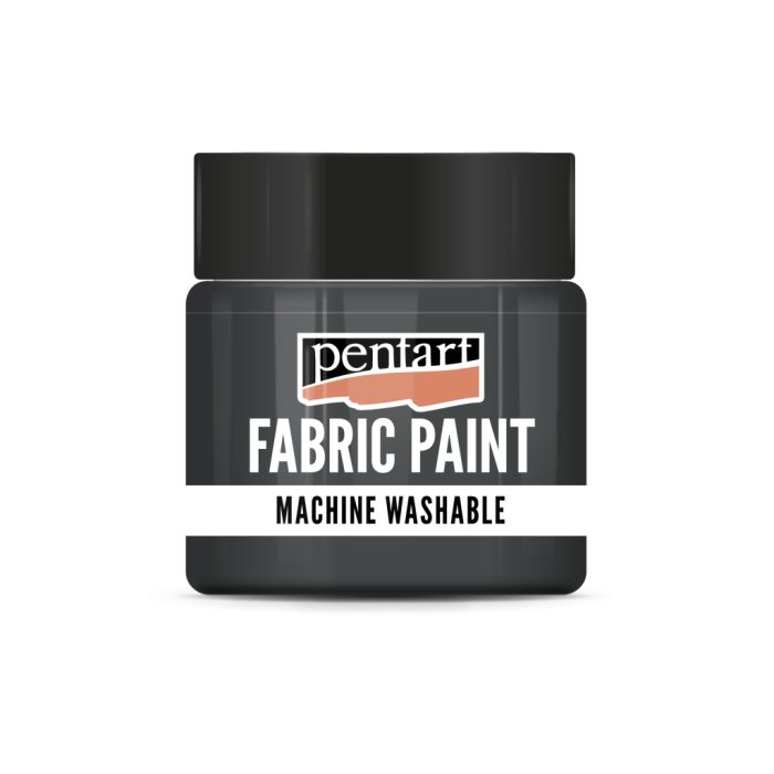 Pentart Textil- és bőrfesték 50 ml csillogó grafit - 35146