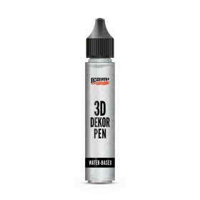 Pentart 3D dekortoll csillogó 30 ml ezüst - 35155