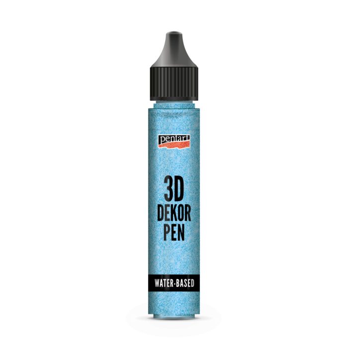 Pentart 3D dekortoll csillogó 30 ml kékezüst - 35156