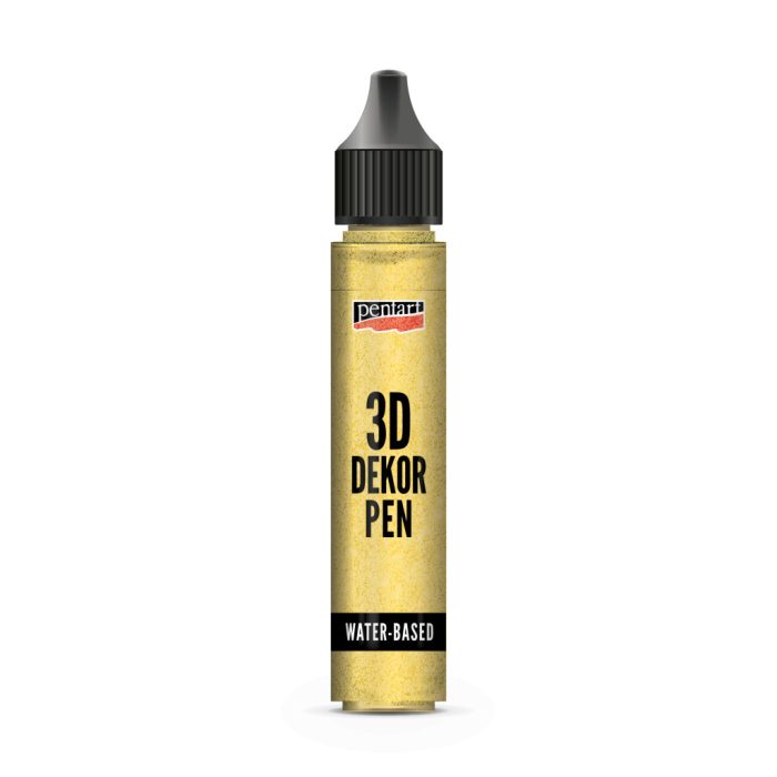 Pentart 3D dekortoll csillogó 30 ml arany - 35160