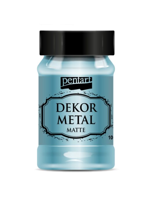 Pentart Dekormetál matt 100 ml türkiz - 35203