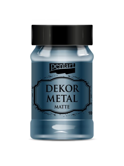 Pentart Dekormetál matt 100 ml Oxford kék - 35205