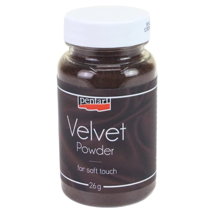 Pentart Bársonypor min. 6 g földbarna - 35267