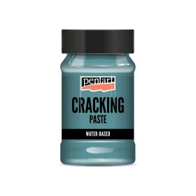 Pentart Repedőpaszta metál 100 ml ezüsttürkiz - 36083