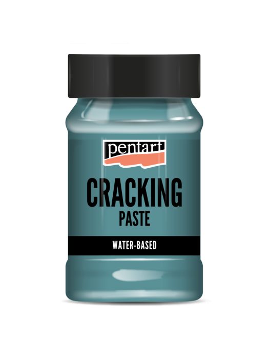 Pentart Repedőpaszta metál 100 ml ezüsttürkiz - 36083