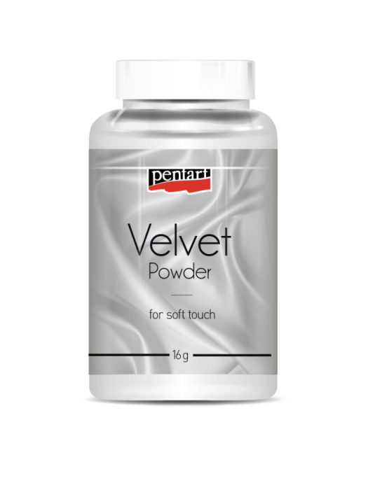 Pentart Bársonypor fehér min. 16 g - 36129