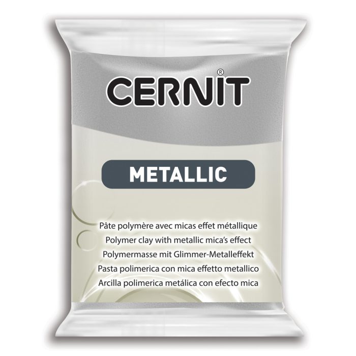 Cernit süthető gyurma METÁL, 56 g - ezüst - 36509