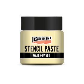 Pentart Stencilező paszta gyöngyház 50 ml sárga - 36900