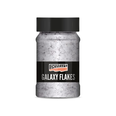 Pentart Galaxy Flakes 100 ml Merkur fehér - 37046