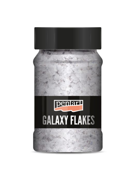 Pentart Galaxy Flakes 100 ml Merkur fehér - 37046