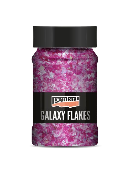 Pentart Galaxy Flakes 100 ml Vénusz magenta - 37052