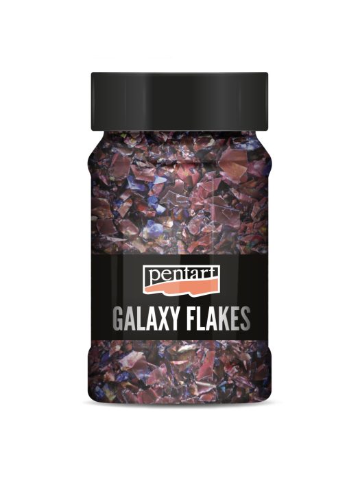 Pentart Galaxy Flakes 100 ml Mars barna - 37055